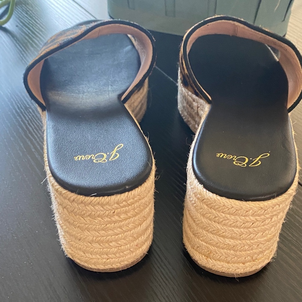 J. Crew Leopard Print Sandals - Picture 3 of 6